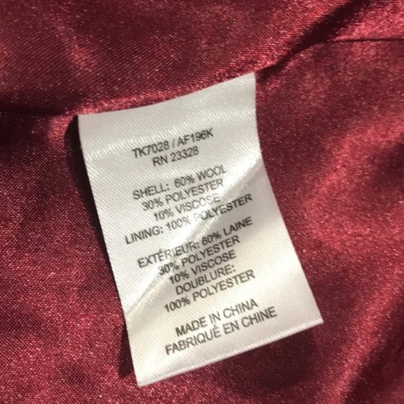 Trina Turk Fiona Asymmetrical Wool Blend Coat - Picture 9 of 10